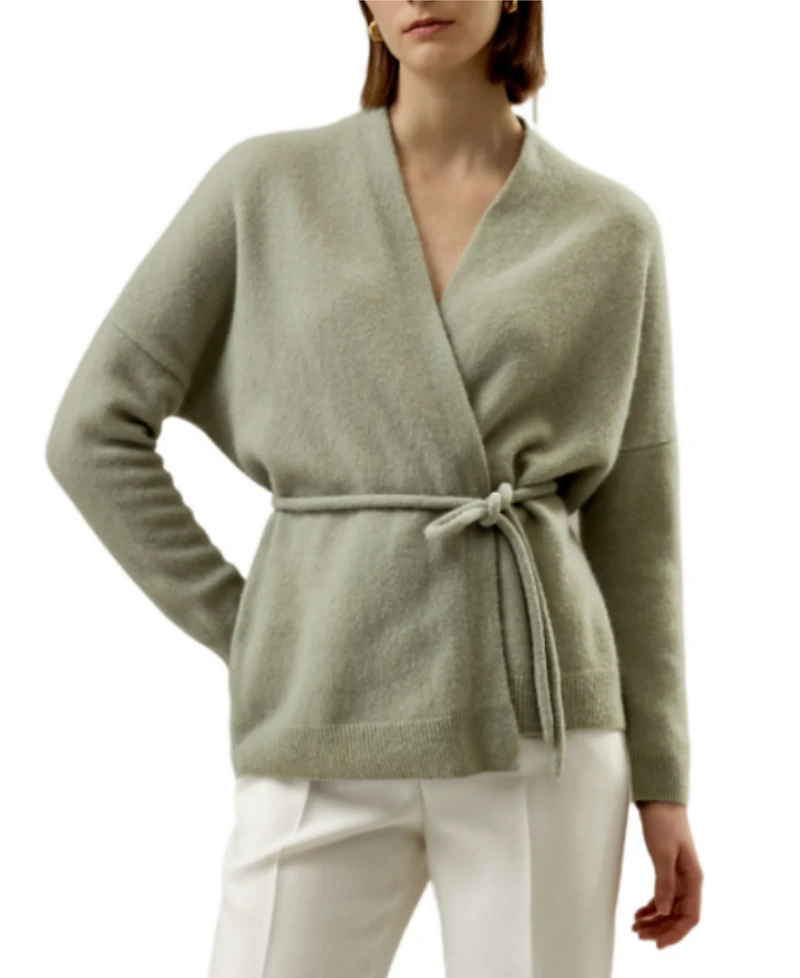 Lilysilk Lounge Wrap Knit Cardigan