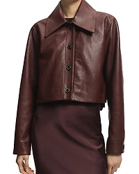 Saint Art Lomand Textured Leather Jacket