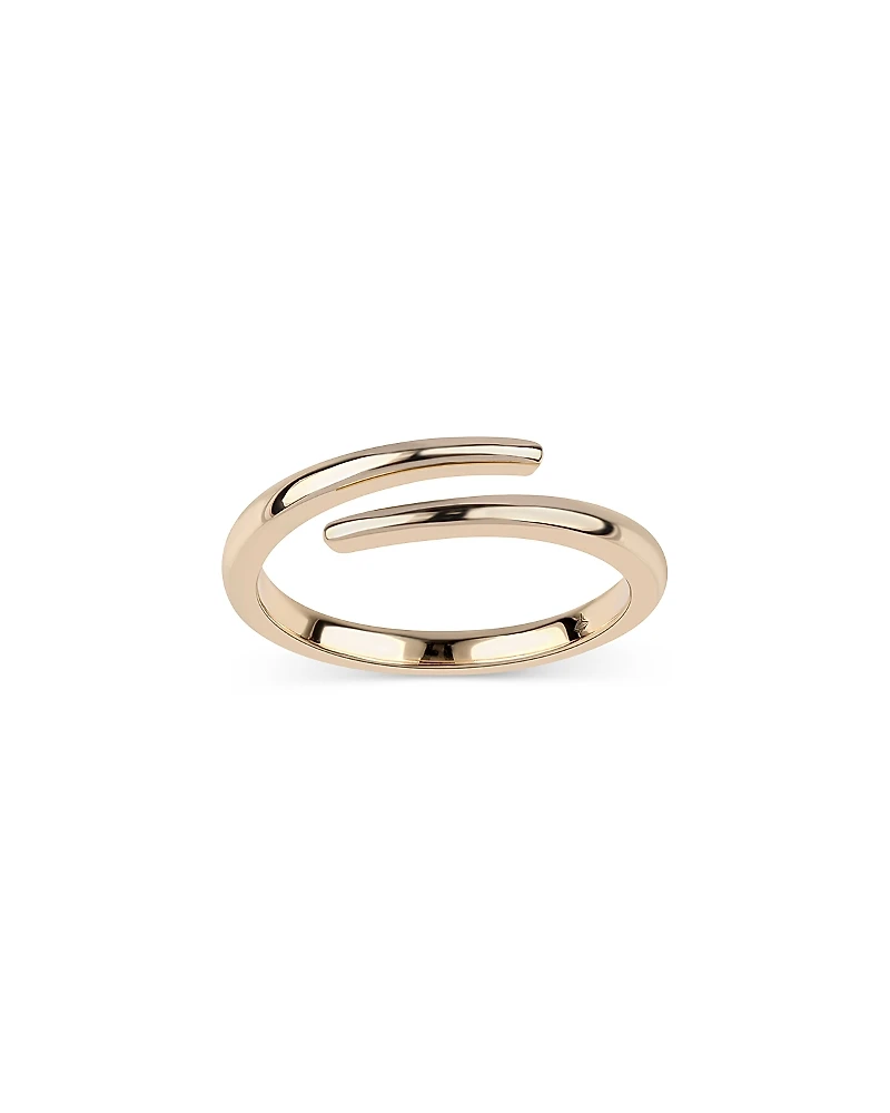 Moon & Meadow 14K Yellow Gold 14K Plain Open Wrap Ring