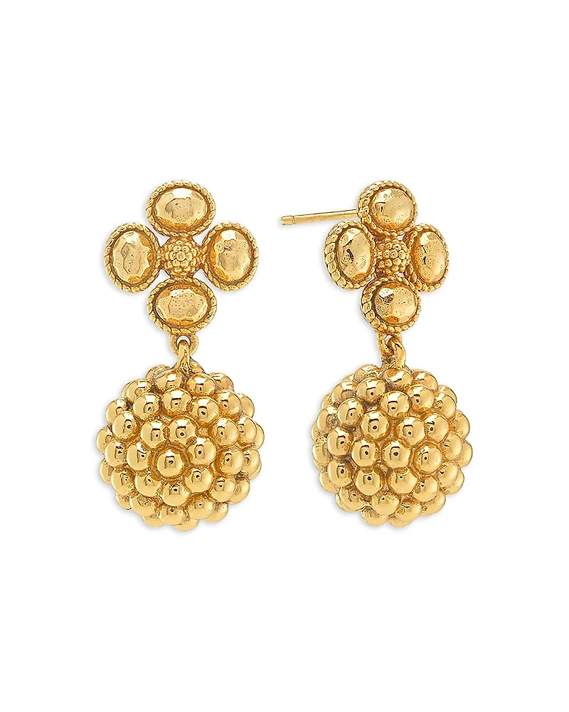 Capucine De Wulf Berry Clover Drop Earrings