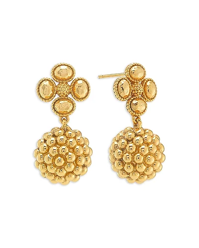 Capucine De Wulf Berry Clover Drop Earrings