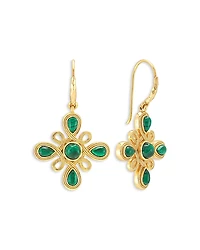 Capucine De Wulf Monique Malachite Dangle Earrings