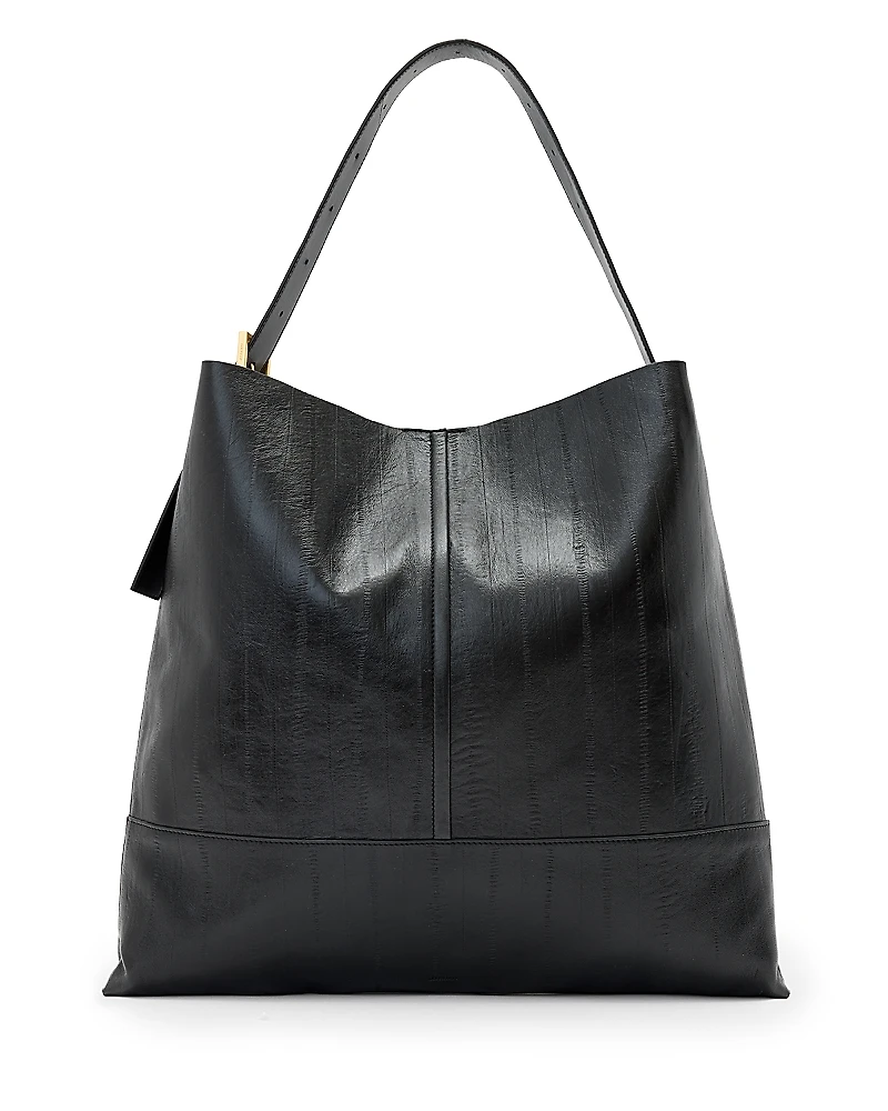 Allsaints Asha Eel Embossed Shoulder Bag