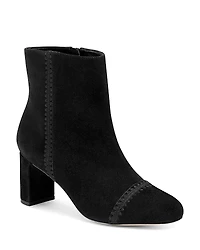 Cinq a Sept Women's Peyton Crochet Suede Ankle Boots