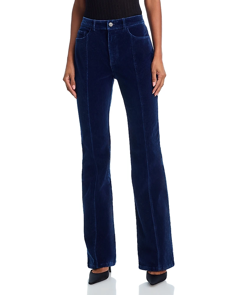 Cinq a Sept Shailen High Rise Velvet Denim Jeans