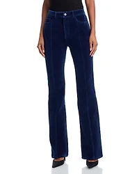 Cinq a Sept Shailen High Rise Velvet Denim Jeans