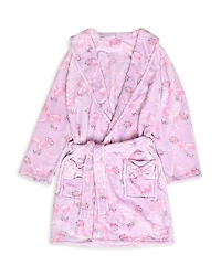 Omg Accessories Girls' Bow Printed Bath Robe