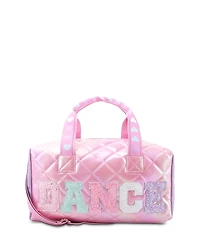 Omg Accessories Girls' Dance Quilted Large Duffel Bag
