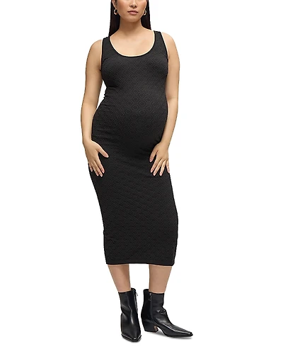Ingrid & Isabel Seamless Midi Maternity Dress
