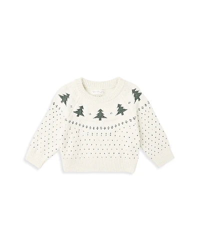 Rylee + Cru Boys' Trees Fair Isle Sweater - Baby