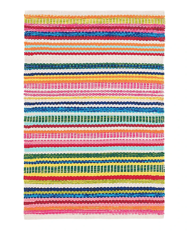 Dash Albert by Annie Selke DA1087 Bright Stripe Indoor/Outdoor Area Rug