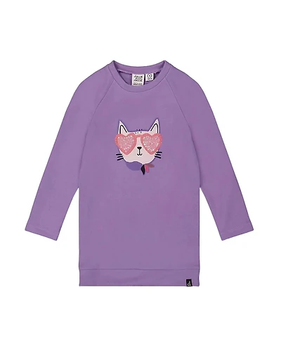 Deux par Girls' Super Softtunic Tee with Graphic Print - Little Kid