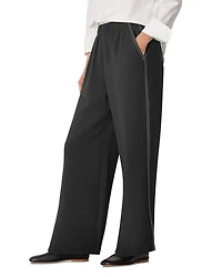 Whistles Crepe Stitch Detail Trousers