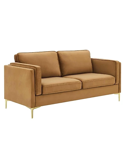 Modway Kaiya Performance Velvet Sofa