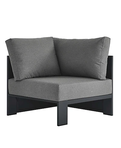 Modway Tahoe Outdoor Patio Powder-Coated Aluminum Modular Corner Chair