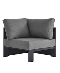 Modway Tahoe Outdoor Patio Powder-Coated Aluminum Modular Corner Chair