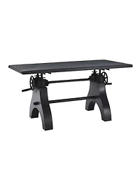 Modway Genuine 60 Crank Adjustable Height Dining Table and Computer Desk