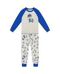 Deux par Boys' Two-Piece Organic Cotton Pajama Set - Little Kid, Big Kid