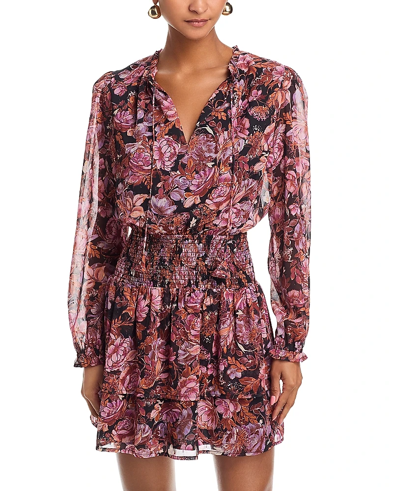 Aqua Smocked Tiered Dress - Exclusive