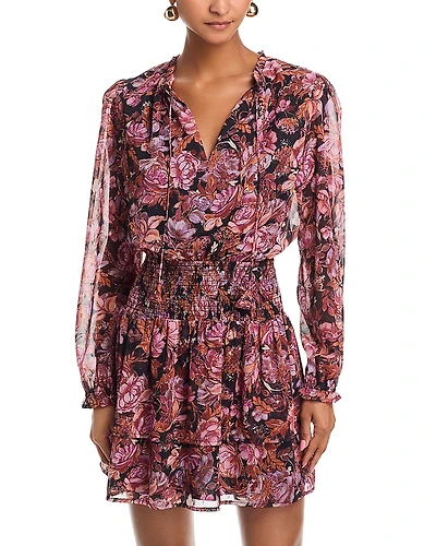 Aqua Smocked Tiered Dress - Exclusive