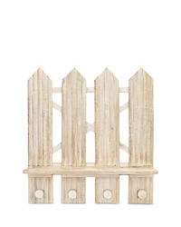 Crane Baby Charlie Farmhouse Fence Wall Shelf