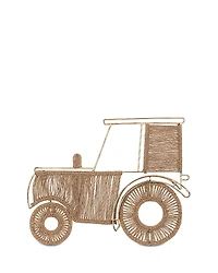 Crane Baby Charlie Farmhouse Tractor Jute Wall Decor