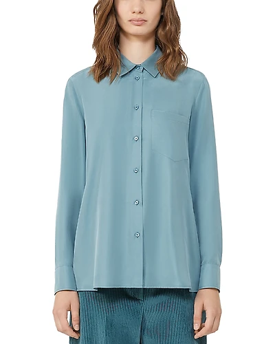 Weekend Max Mara 2 Pamir Washed Silk Shirt