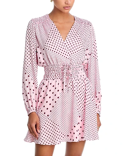 Derek Lam 10 Crosby Calanthe Printed Satin Dress