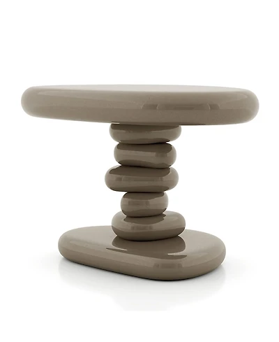 Furniture of America Villia 22 High Gloss End Table