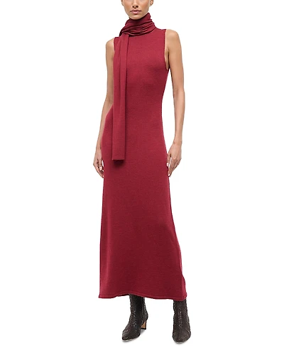 Staud Canal Merino Wool Midi Dress