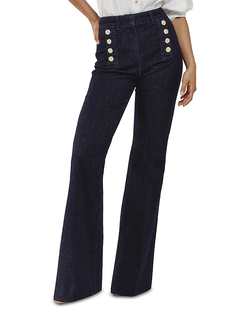 Reiss Petites Athena Flared Leg Jeans
