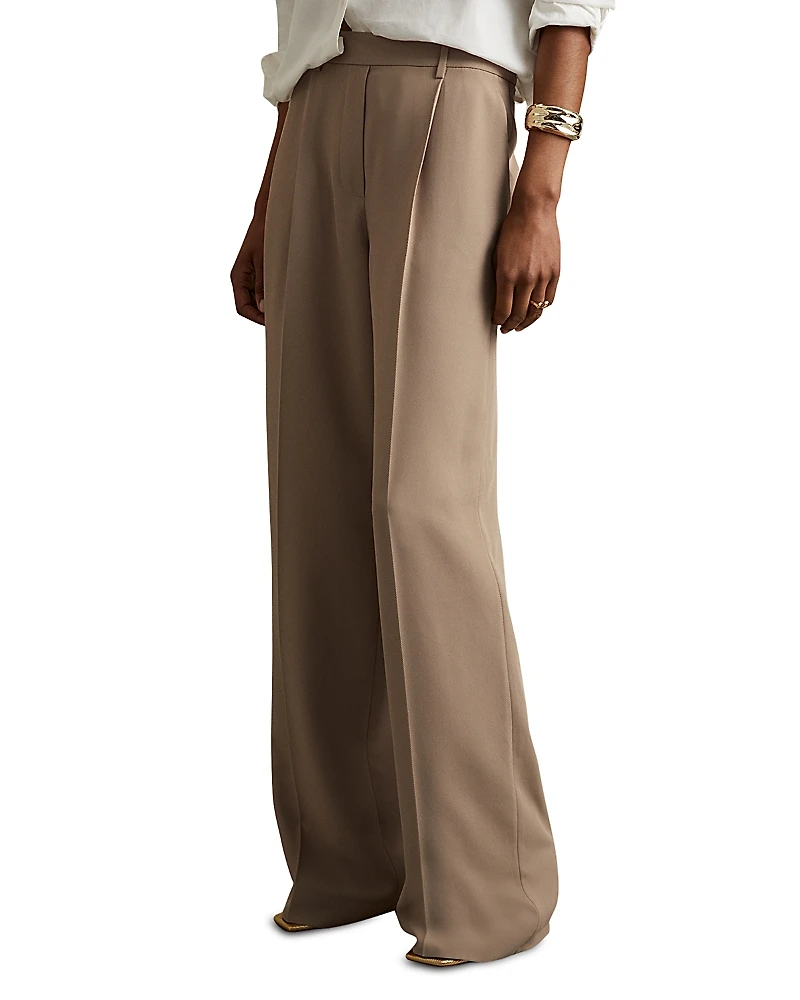 Reiss Petite Eden Wide Leg Pants