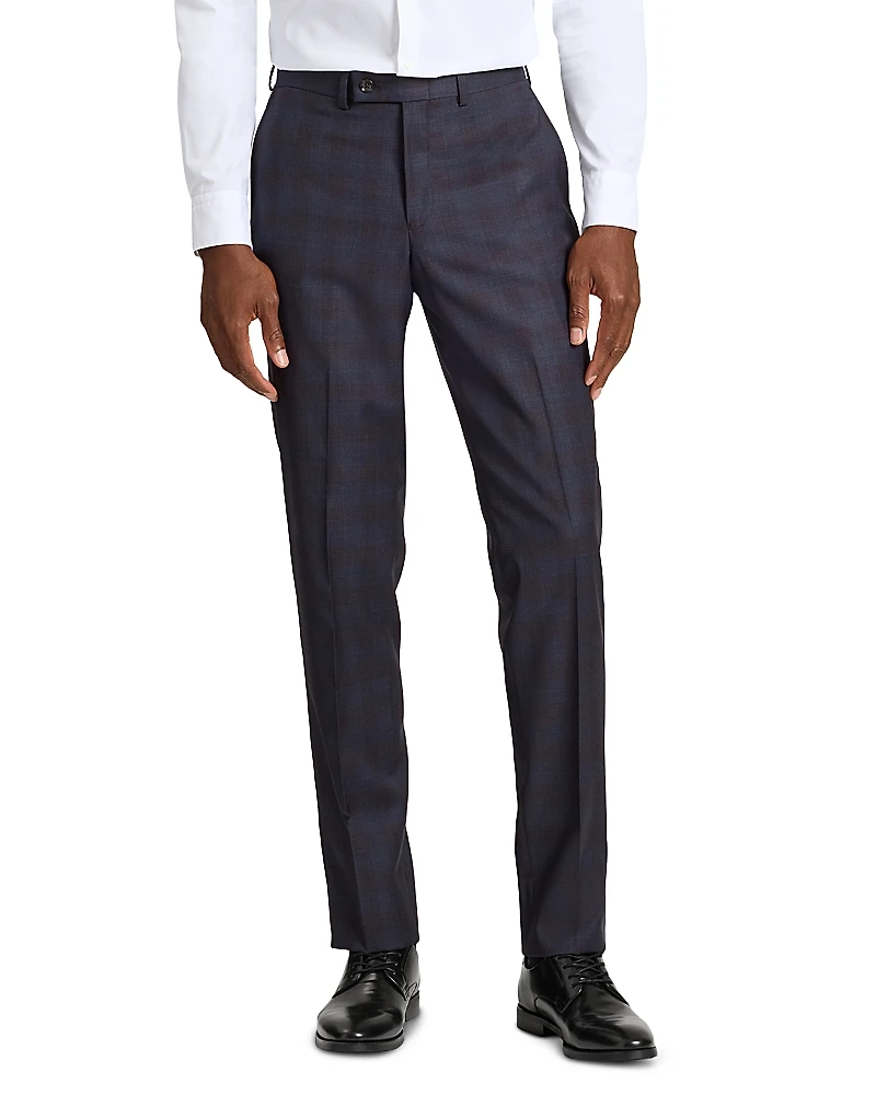 Ted Baker Wright Plaid Modern Fit Suit Pants