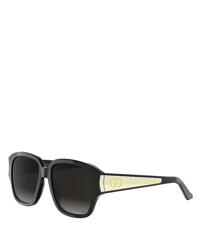Dior DiorGlow Square Sunglasses, 54mm