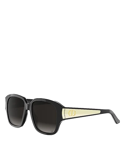 Dior DiorGlow Square Sunglasses, 54mm