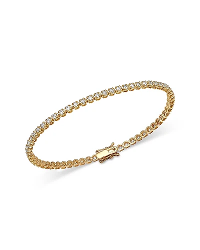 Bloomingdale's Fine Collection Crown Set Diamond Tennis Bracelet