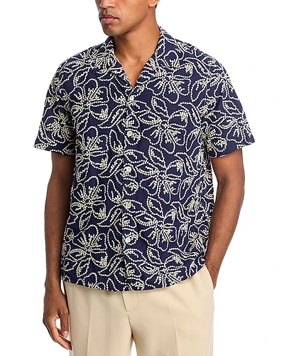 Ps Paul Smith Short Sleeve Printed Camp Shirt