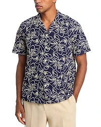 Ps Paul Smith Short Sleeve Printed Camp Shirt