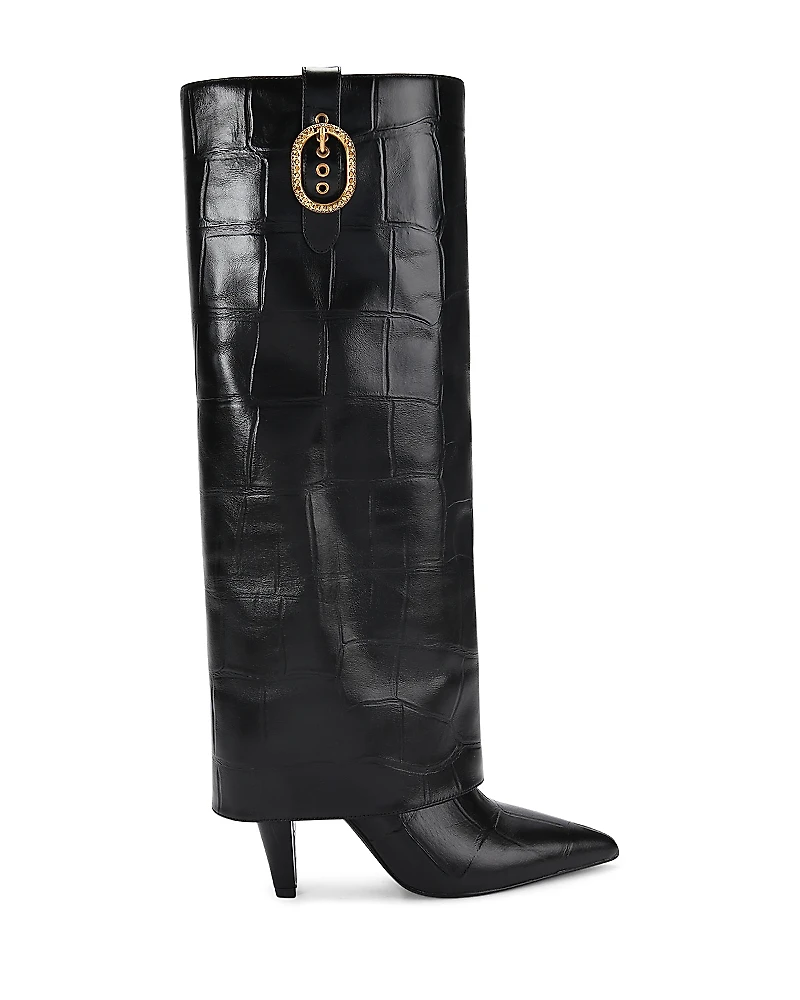 Kurt Geiger London Women's Fold Over Tall Boots