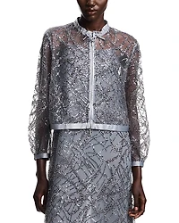 Emporio Armani Sequined Tulle Jacket