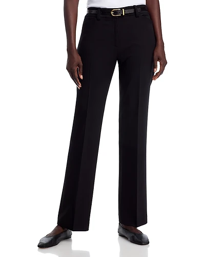 Lafayette 148 New York Reade Mid Rise Straight Pants