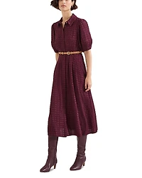 Phase Eight Yasmine Textured Midi Dress