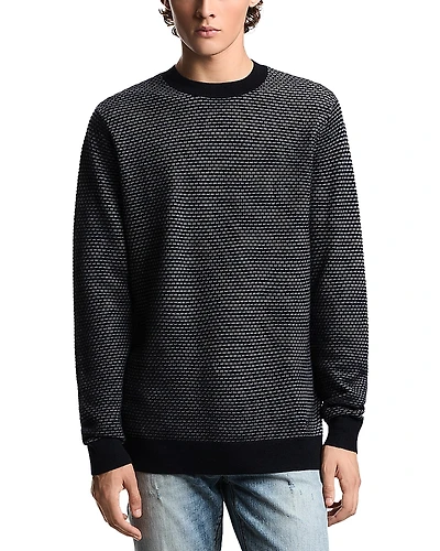 Emporio Armani Virgin Wool Jacquard Sweater