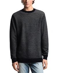 Emporio Armani Virgin Wool Jacquard Sweater