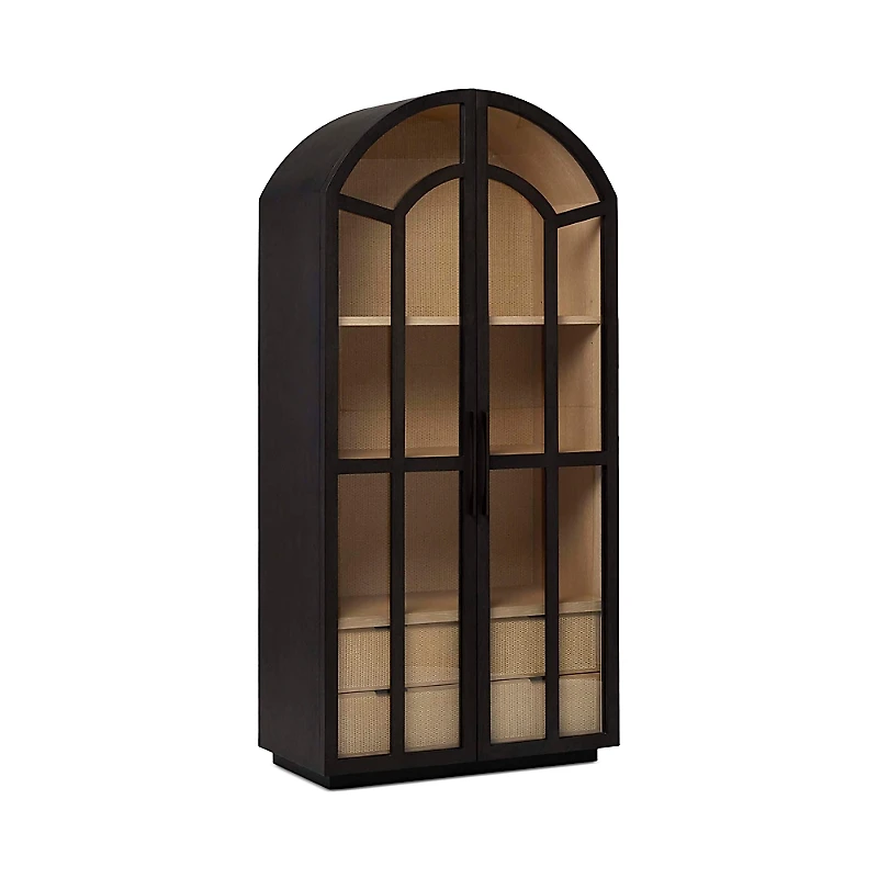 Interlude Home Claudine Glass Door Cabinet