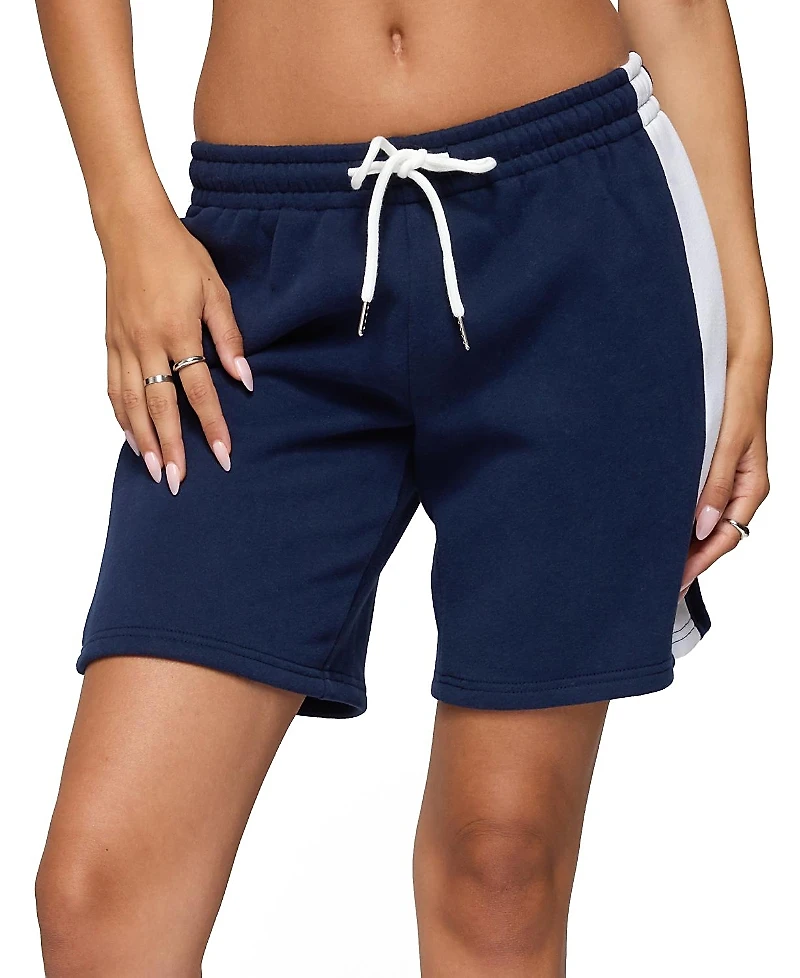 Edikted Contrast Nylon Bermuda Shorts