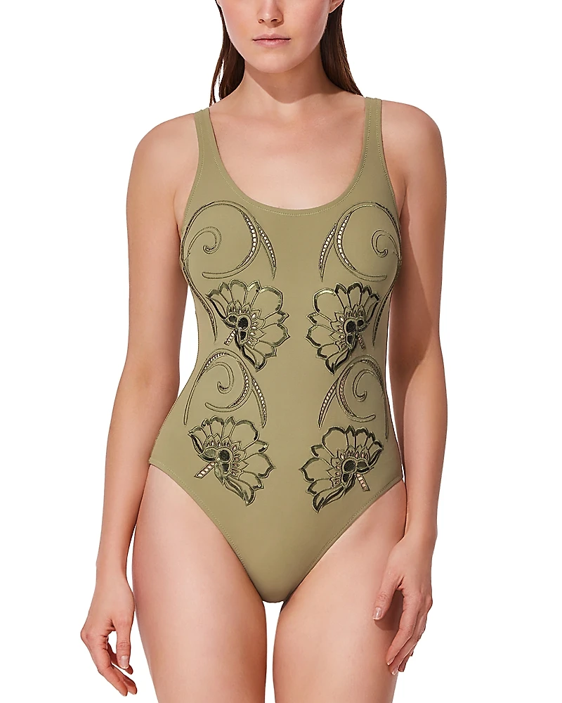 Gottex Hokkaido Scoop Neck One Piece Swimsuit