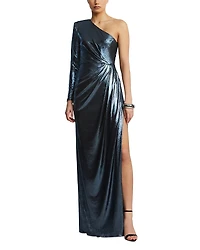 Bcbgmaxazria Strong Shoulder Gown