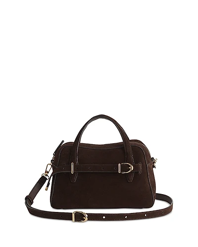 Madewell Belted Suede Satchel