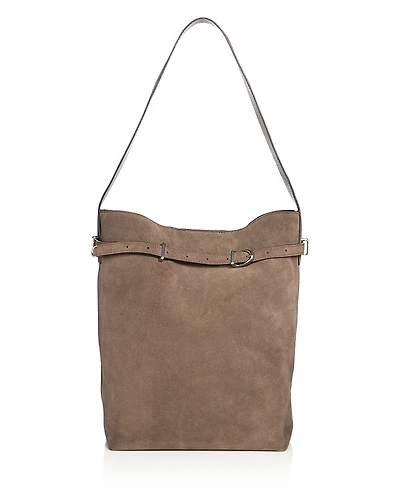 Madewell The Belted Suede Satchel Bag